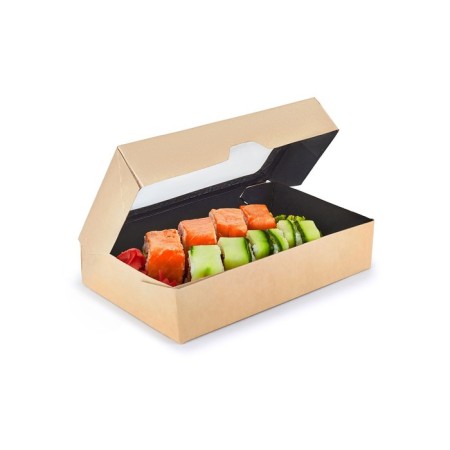 Container for removal, black velvet, 20 x 12 x 4 cm, 1000 ml-1