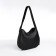 Female bag on one shoulder, on a zipper, black color
