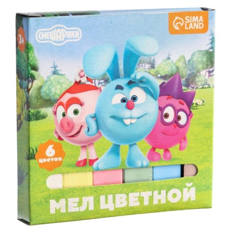 Loars of Color School 6 pcs. "Smeshariki", rectangular-7