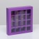 Box for sweets, 16 pcs, lilac, 17.7 x 17.7 x 3.8 cm