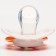 Nipple - dummy silicone orthodontic "ladybug", from 0 months, with a cap, color orange