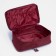 Cosmetic bag, 3 parts on lightning, red color