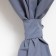 A set of curtains for the kitchen with sequences of Ethel "Kitchen", blue color, 150x180 cm - 2 pcs