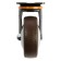 Furniture wheel Cappio d = 100, on the site, rotary, TPR coating