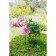 Builder for flowers, d = 40 cm, h = 80 cm, leg d = 1 cm, metal, green