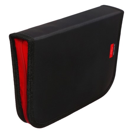 Penal 3 sections, tab inside, 140 x 210 x 40 mm, fabric, calligrata top block "ANime sneakers"-3