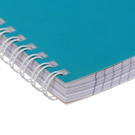 A4 notebook, 96 sheets in a cage on the crest of "Smeal", cover coated cardboard, OFSET block, mix-1