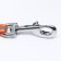 Roulette "Piggon" with a rubberized handle, 8 m, up to 50 kg, cable, black-orange
