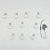 Garland “thread” 3 m with nozzles “light bulbs”, IP20, silver thread, 100 LED, warm white glow, 3.5 in