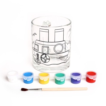 Mug for painting "Ship in the Sea"-7