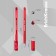 G-tone gel pen, node 0.5 mm, red ink, letter line length 500 meters