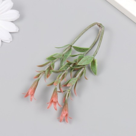 Artificial plant for creativity "Hippeastium" set of 6 pcs pink 11 cm-3