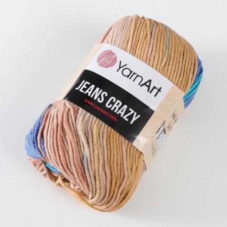 Yarn "Jeans Crazy" 55% cotton, 45% acrylic 160m/50g (8207 pigeons)-1