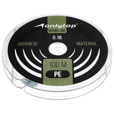 Onlytop Universal X4 cord, diameter 0.18 mm, test 11.7 kg, 100 m, dark green-1