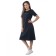 Women's dress Open Your Eyes, size 46, black color