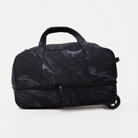 Road bag on wheels, a lightning department, with an increase, an outer pocket, black color-1