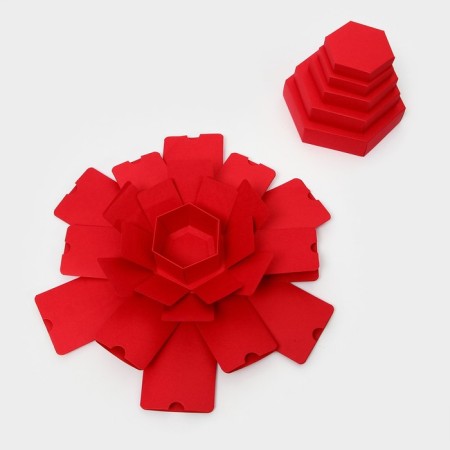 Surprise box of the cash, red, 42 x 39.3 cm-4