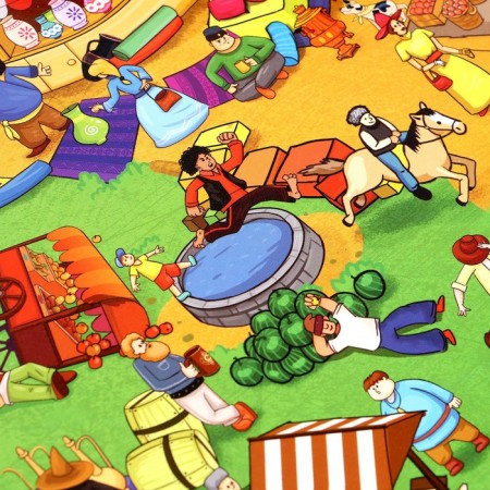 Base game “Bazaar Day”, 2-4 players, 6+-10
