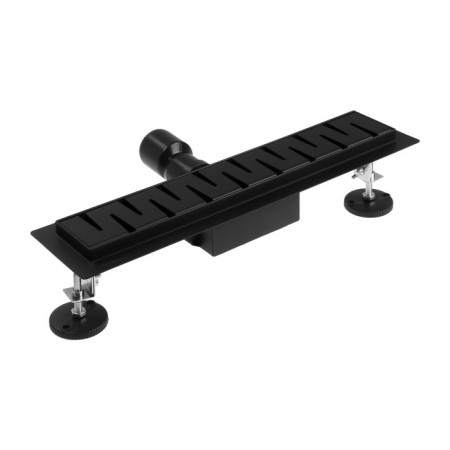 TIM BAD464002BK, 70 x 400 mm, hydro+dry smell protection, black matte-1