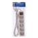 Network filter 5Bits SP5W-318 5s, 5 outlets, 3x1.5 mm2, with salary, 16 a, ABS, 1.8 m, white