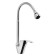 Kitchen mixer Zein Z3498, flexible surge, dual -mode aerator, brass, chrome