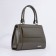 Women's bag El Masta with a zipper, 2 outer pockets, a long belt, khaki color