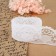 Capricon lace, 40 mm × 10 ± 1 m, white color