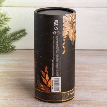 New Year's wipes Paper in the New Year tube, 50 pcs, two -layer-2