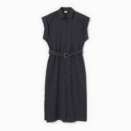 Women's dress minku: safari midi color graphite, rn 46-3