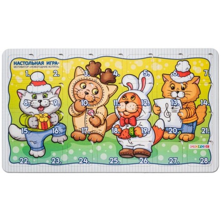 Board game "New Year's kittens"