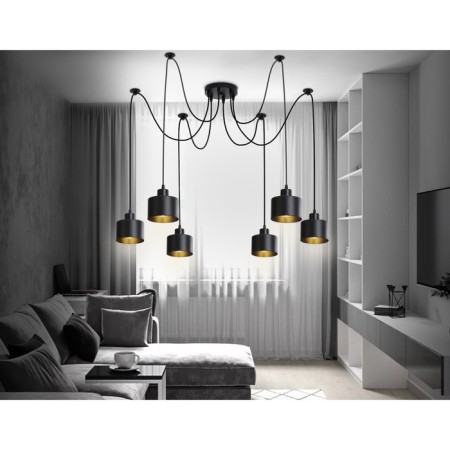 Lightwood LOOF LOFT AMBRELLA LIGHT, TraDITIONAL, TR8132, 6HE27, Black Color Black-1