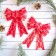 Christmas tree decoration "Balt with patterns" (set 2 pcs) 14x16 cm, golden red