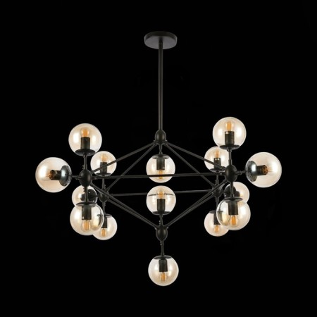 Ceiling EVOLUCE lamp. Sle154903-15. Lacotta. 15x40 watts, E27, 120x120x130 cm, black color-3