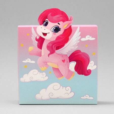 Gift folding box, packaging, “Little Princess”, 15 x 15 x 8 cm-3