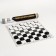 Checkers with a vinyl field 30 x 30 cm, 24 pcs, d-3 cm, h-0.9 cm, in a tube
