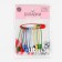 English pins, 51 mm, 10 pcs, colorful color