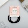 Hair gum "Sport" (set 2 pcs) thread, 5 cm, pink black