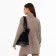 Zipper bag, external pocket, black color