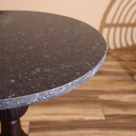 Coffee table 41x41x59 cm, aluminum/marble-3