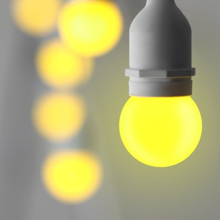 LED LEAZON LIGHTING, G45, E27, 1.5 W, for Bels Lita, Yellow, Nab 20 pcs-1