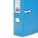 A4, 50 mm registrar, calligrata, PVC, embossing "flax", metal edging, pocket for a spine, collected, blue, mix