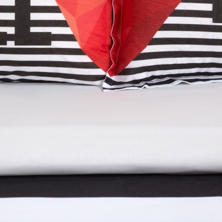 Set: Crystick and 2 pillowcases Love Forever 175*215 cm, 50*70+3 cm - 2 pcs, 100% cotton-3