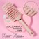 The comb is massage, wide, ventilated, 7.3 × 25.3 cm, mix color