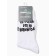 Women's socks "Do not touch, this is for the New Year!", The color is white, rr 36-40