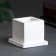 Figure Kashpo "Cube with Podon" white 0 25 l/ 8x6x6cm