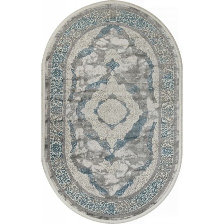 Oval Kardolen Marmaris carpet, size 192x290 cm, color Cream/Gry