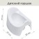 Children's pot, white marble color
