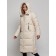 Coat insulated winter female, size 42, light-beige color