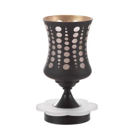 Aroma lace with backlight "Circles" GU10 35W+RGB black 11x11x23 cm-8