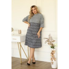 Women's dress, size 50, gray color